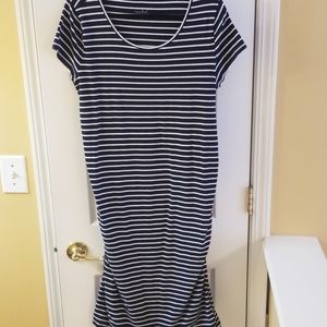 Maternity knee length tshirt dress